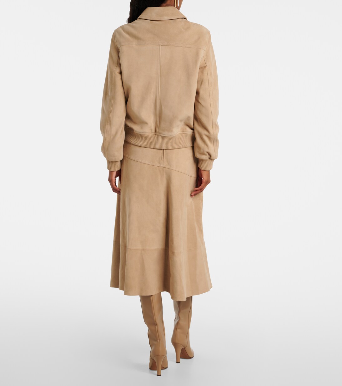 Bomberjacke aus Veloursleder | Yves Salomon