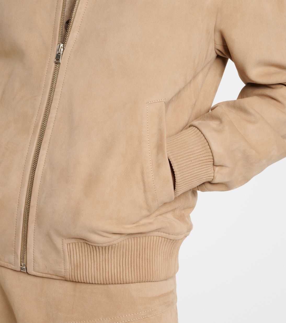 Bomberjacke aus Veloursleder | Yves Salomon