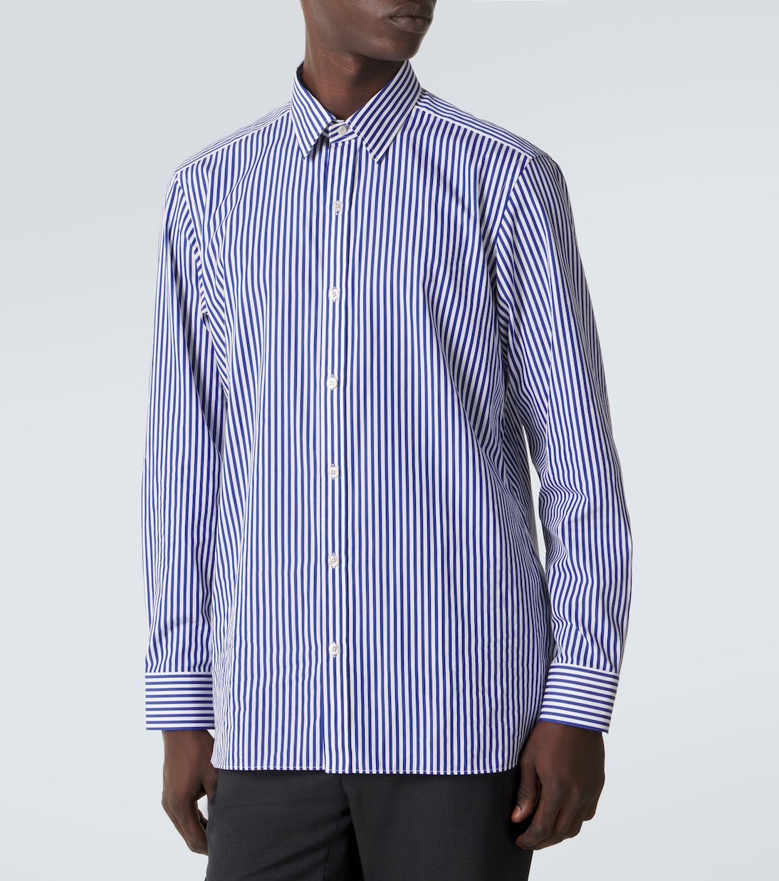 Bengal stripe cotton poplin shirt | Tom Ford