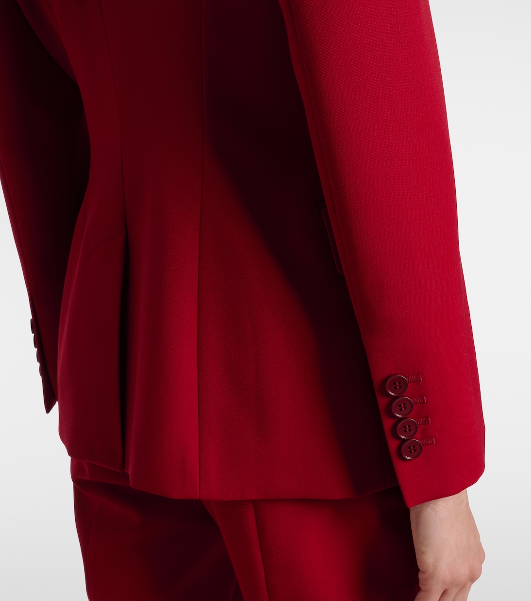 Single-breasted wool blazer | McQueen