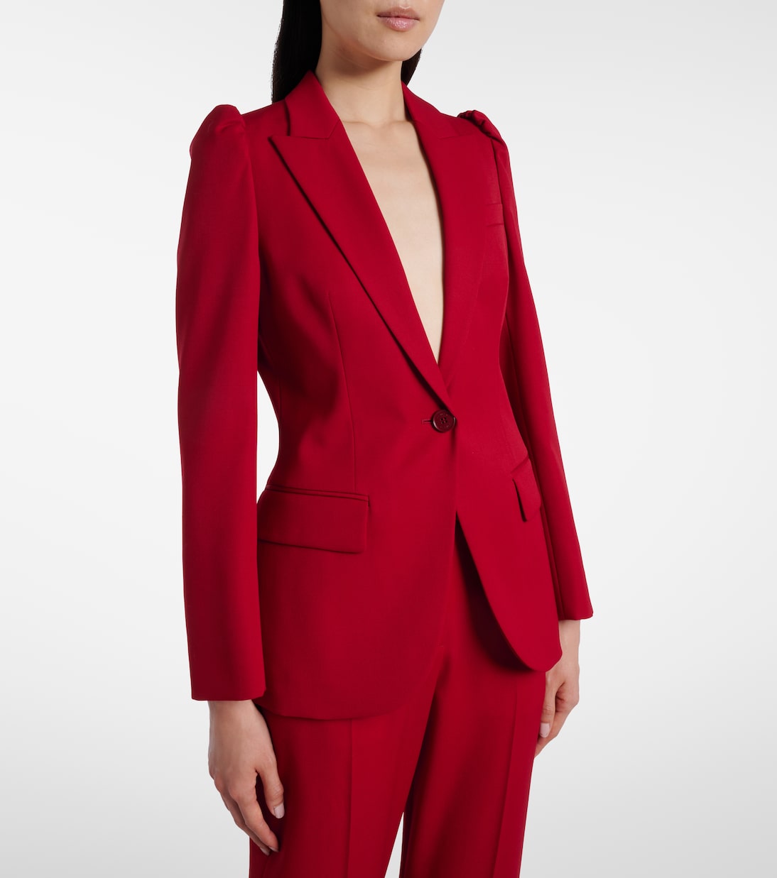 Single-breasted wool blazer | McQueen