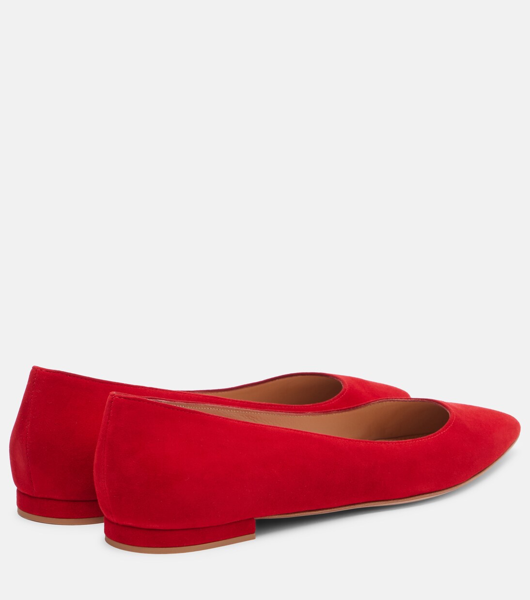 Ballerinas aus Veloursleder | Gianvito Rossi