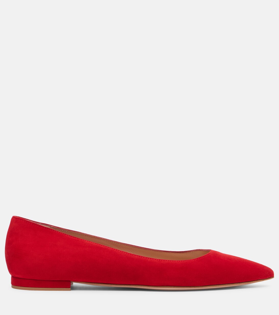 Ballerinas aus Veloursleder | Gianvito Rossi