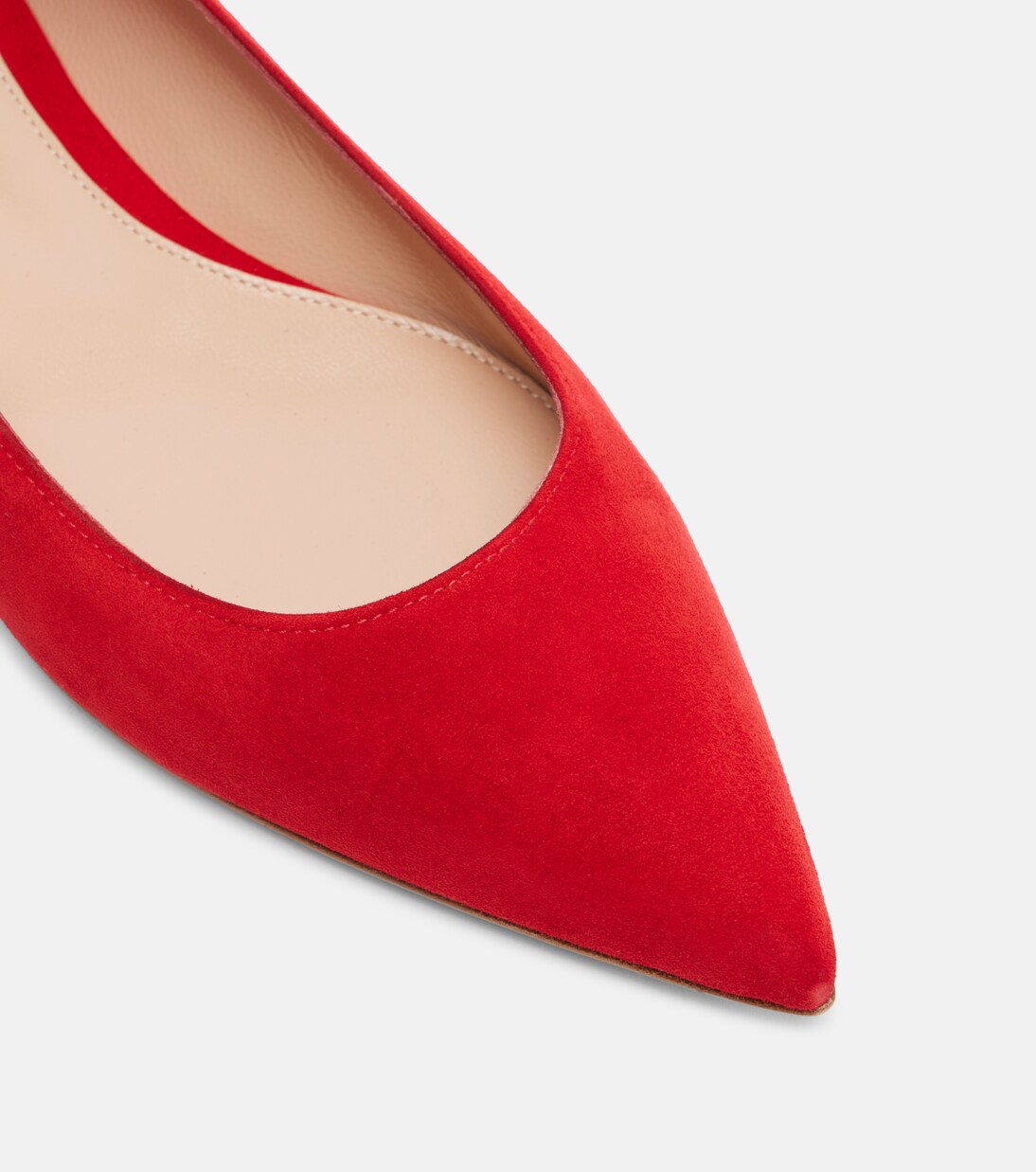 Ballerinas aus Veloursleder | Gianvito Rossi