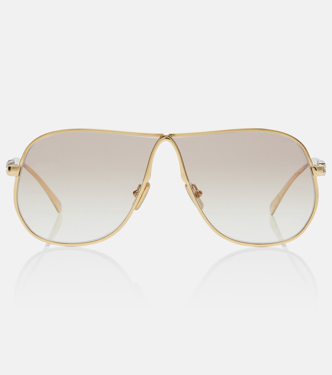 Logo aviator sunglasses | Miu Miu