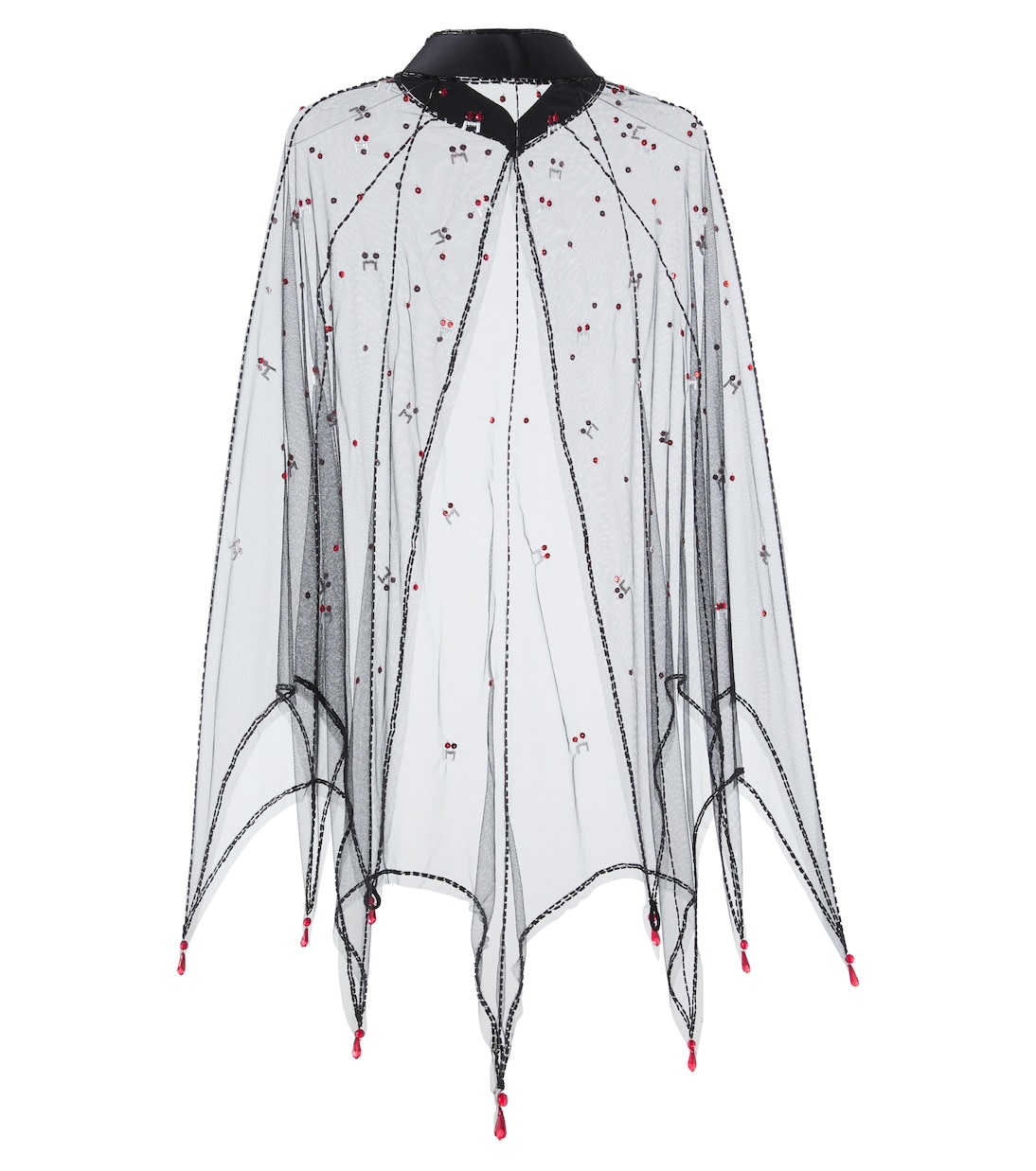 Verziertes Cape Fangtastic aus Tüll | Tutu Du Monde