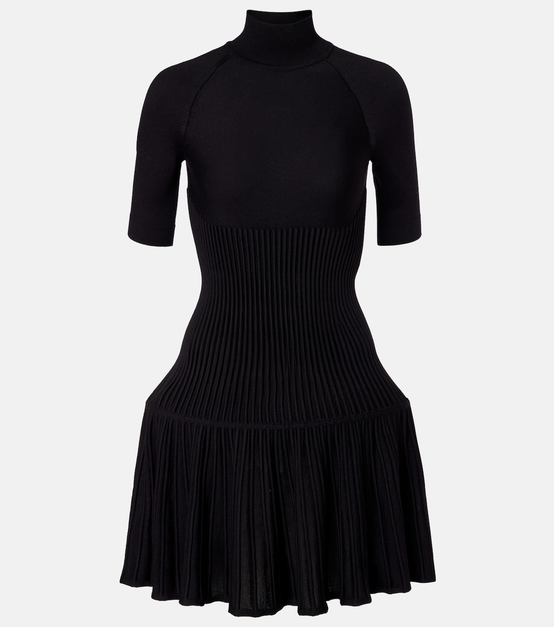 Ribbed-knit wool-blend minidress | Alaïa