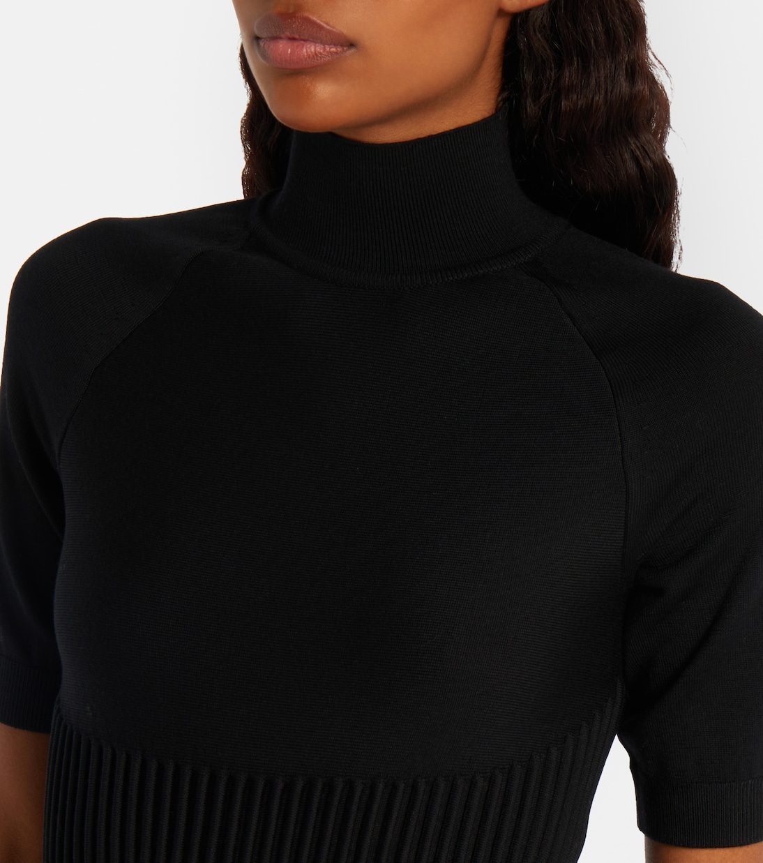 Ribbed-knit wool-blend minidress | Alaïa