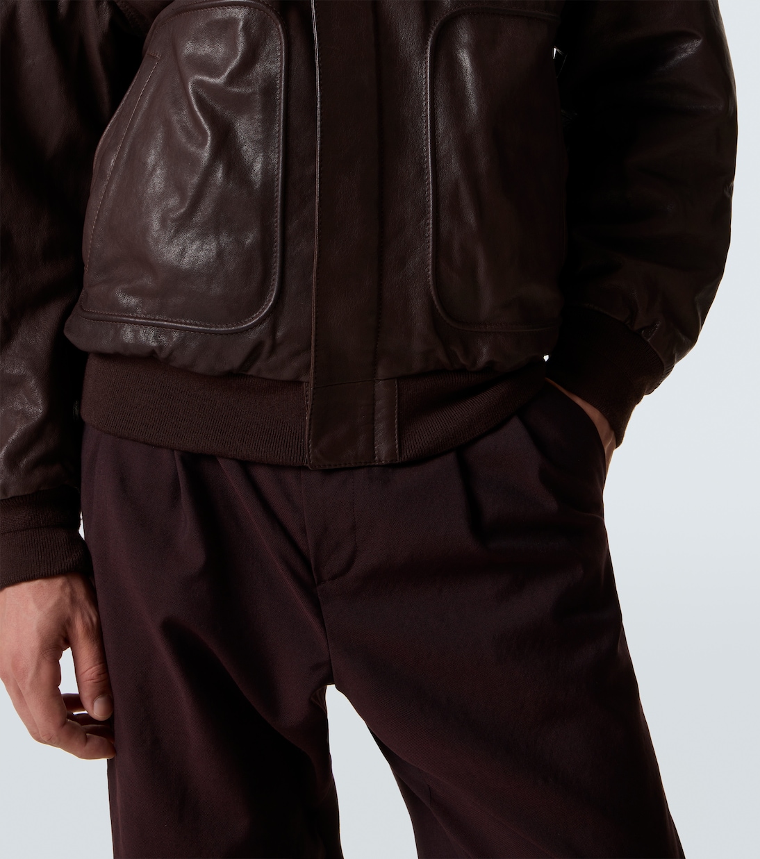 Johnson leather blouson | Calvin Klein Collection