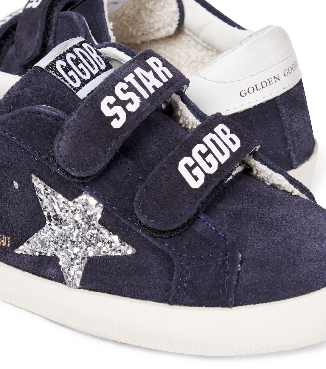 Old School sequined suede sneakers | Golden Goose Kids