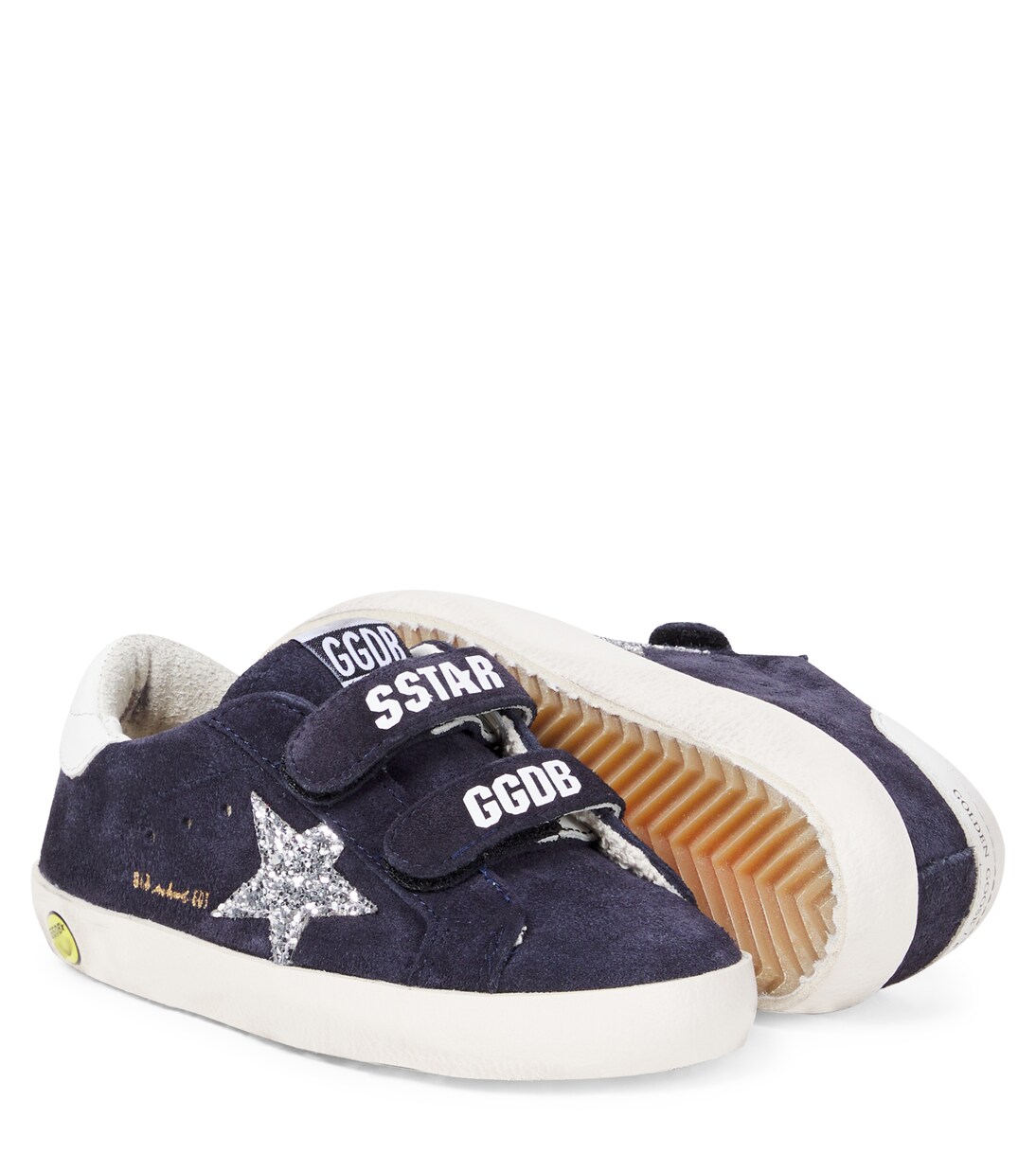 Old School sequined suede sneakers | Golden Goose Kids