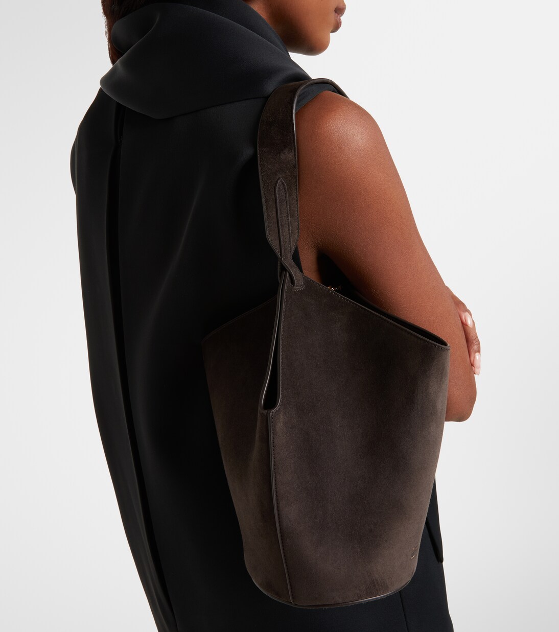 Bolso Lotus Mini de ante | Khaite