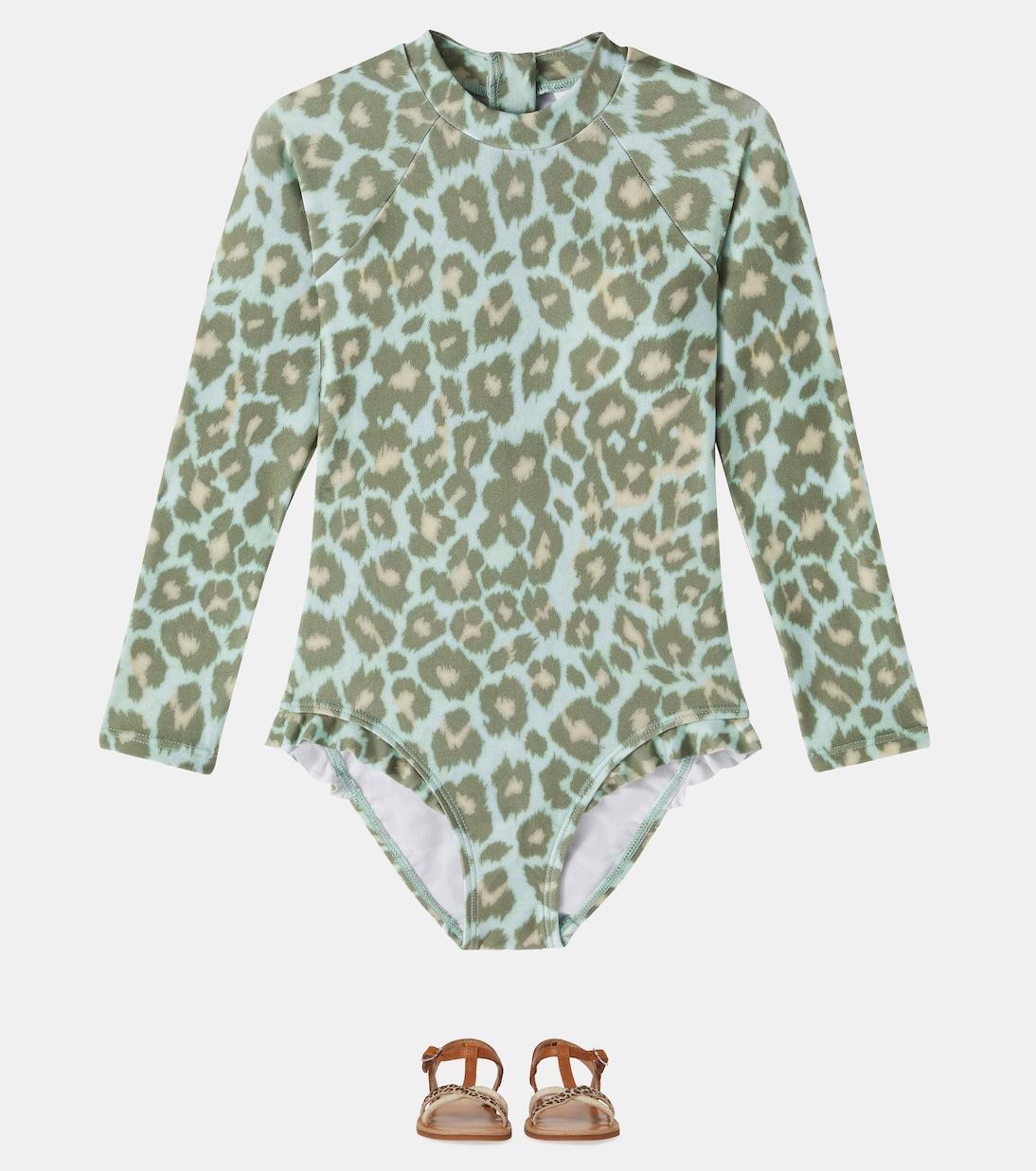 Leopard-print swimsuit | Zimmermann Kids