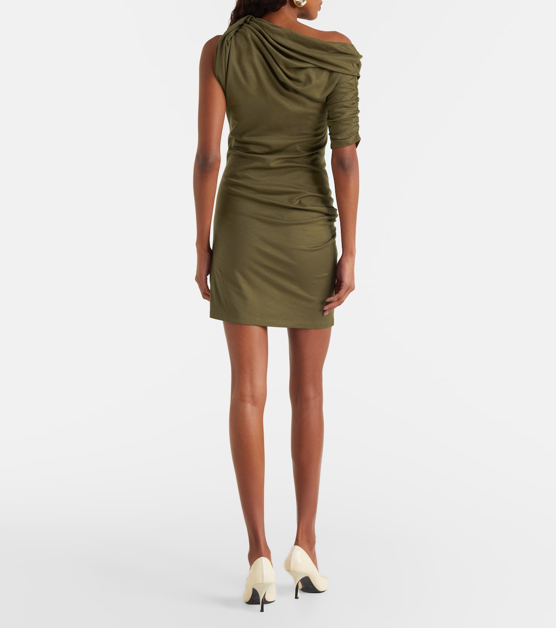 Draped cotton and silk minidress | Jacquemus