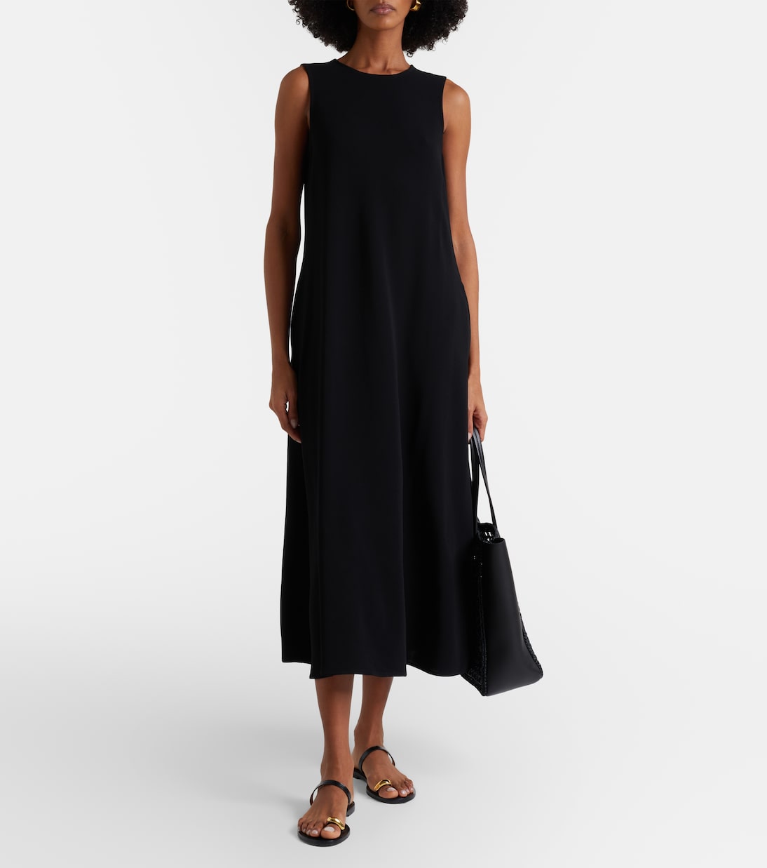 Jersey midi dress | Asceno