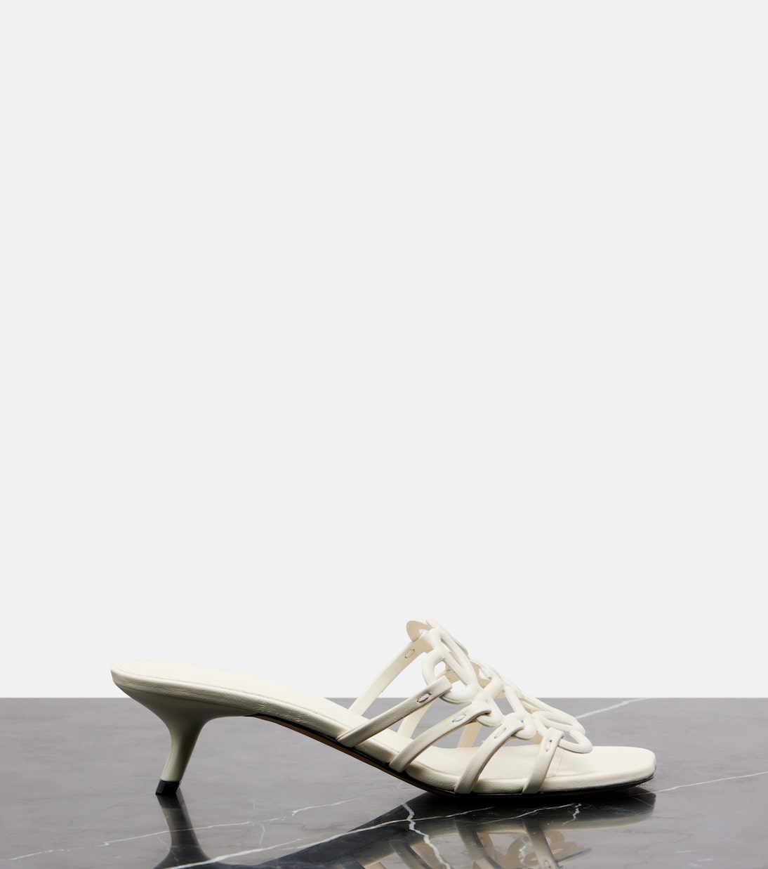 Petal Anagram leather mules | Loewe