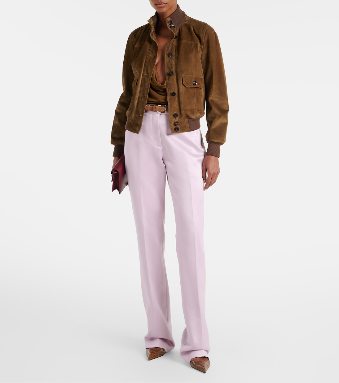 Pumps slingback in pelle stampata | Tom Ford