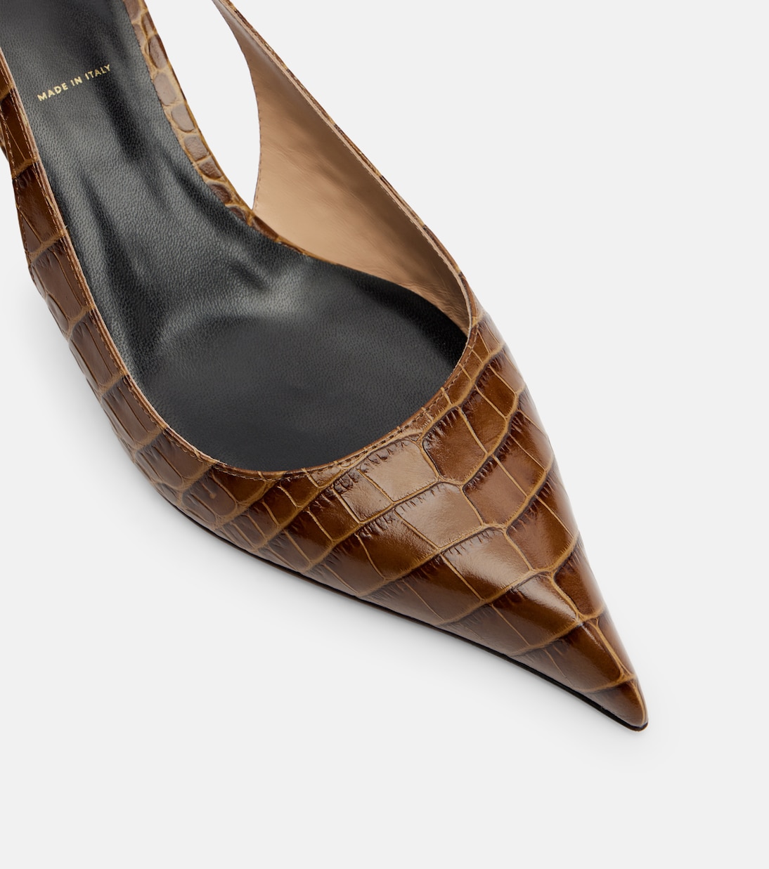 Pumps slingback in pelle stampata | Tom Ford