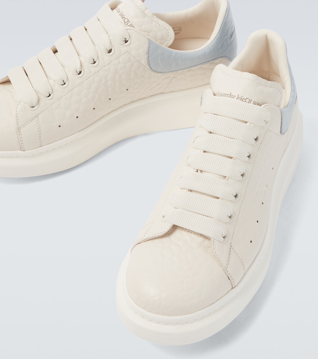 Oversized leather sneakers | McQueen