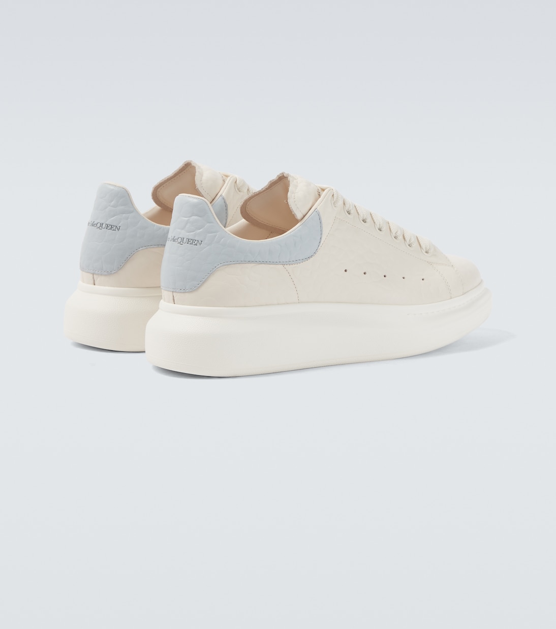 Oversized leather sneakers | McQueen