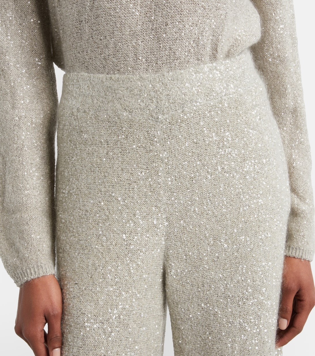 Weite Hose mit Pailletten | Brunello Cucinelli