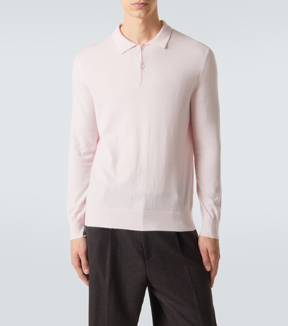 Cashmere polo sweater | Arch4