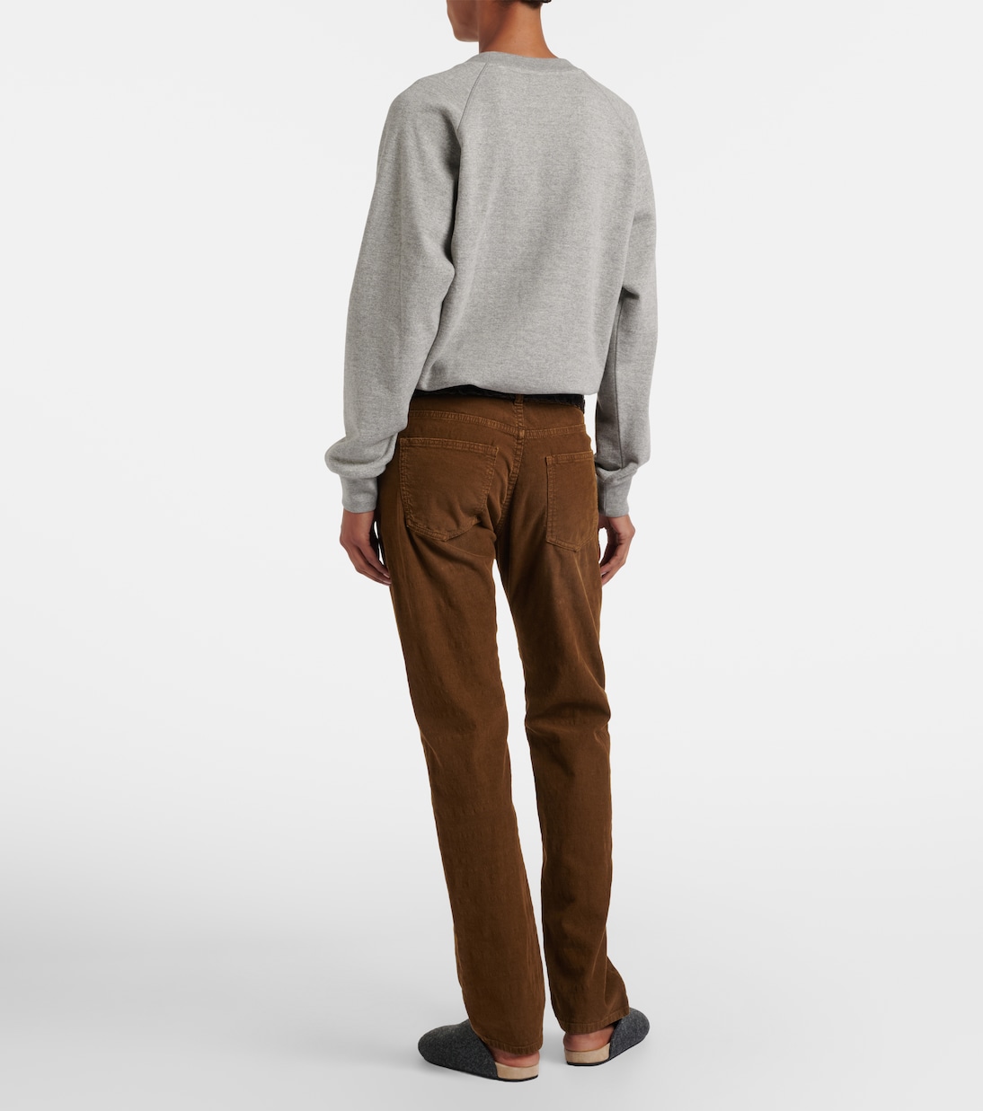 Bodhi cotton corduroy high-rise pants | The Row
