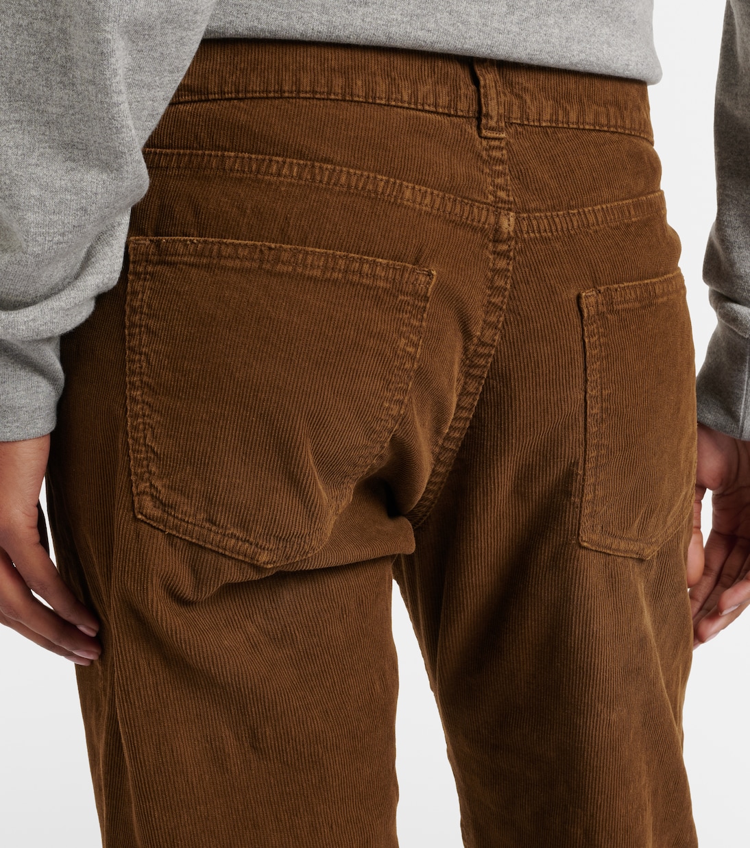 Bodhi cotton corduroy high-rise pants | The Row