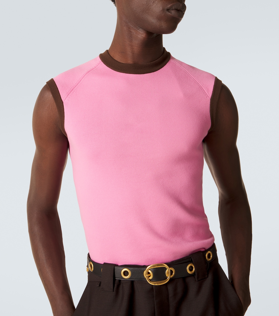 棉质坦克背心 | Versace