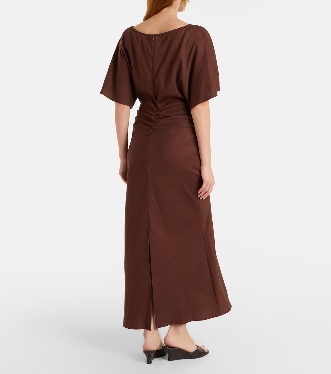 Midikleid Amelie aus einem Leinengemisch | Staud