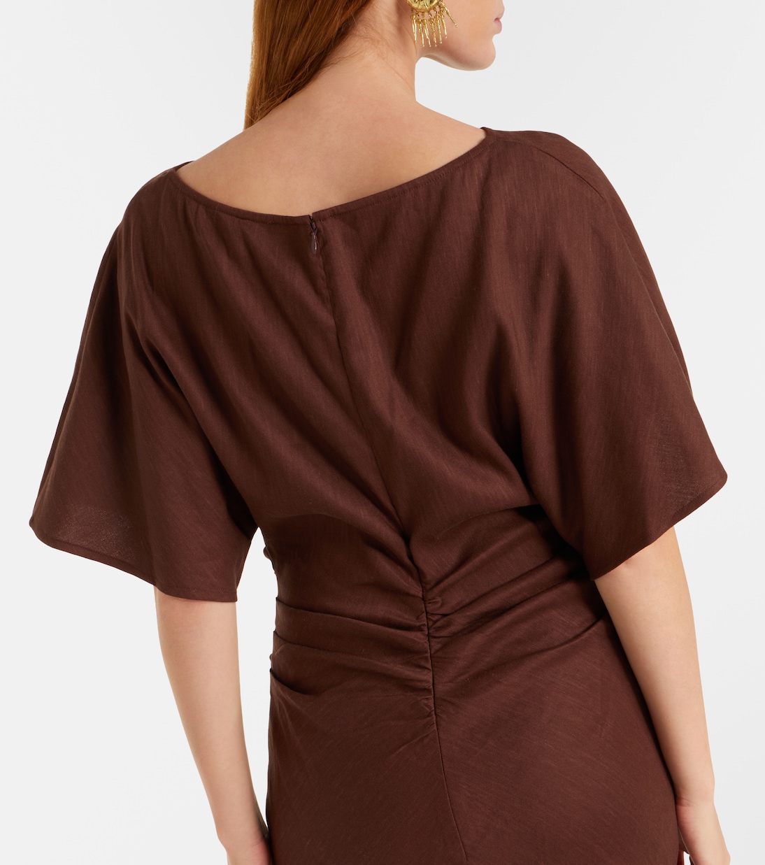 Midikleid Amelie aus einem Leinengemisch | Staud