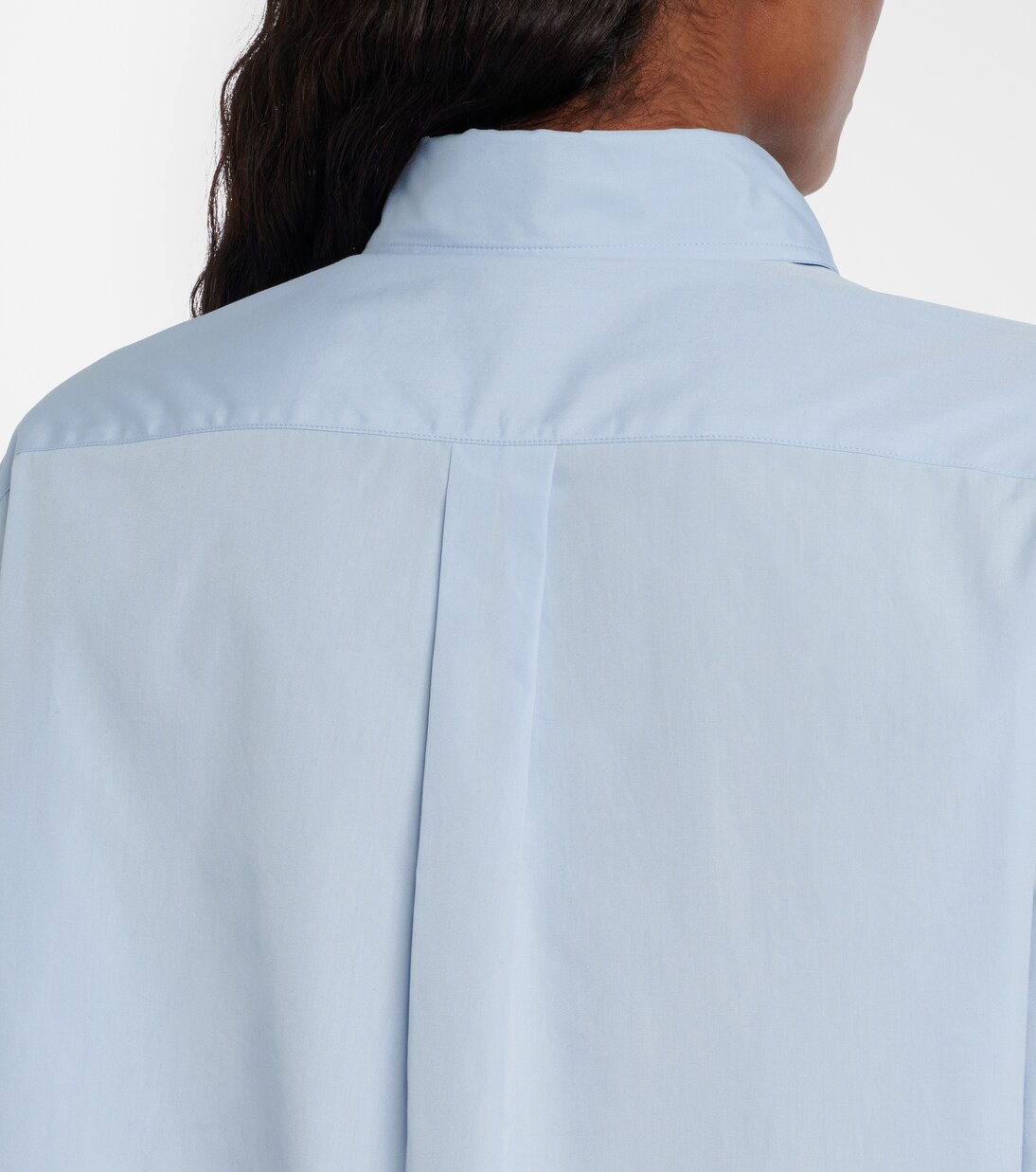 Camisa de popelín de algodón | Miu Miu