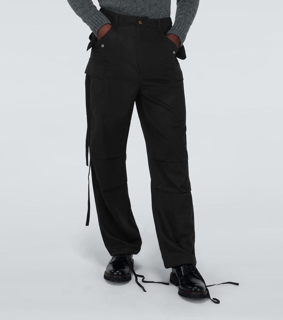 Wool combat cargo pants | Winnie New York