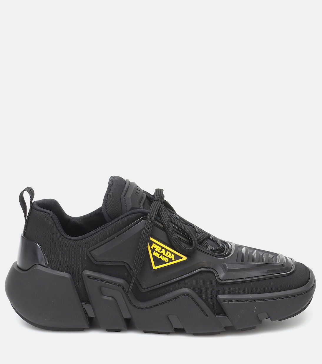 Stretch fabric sneakers on sale