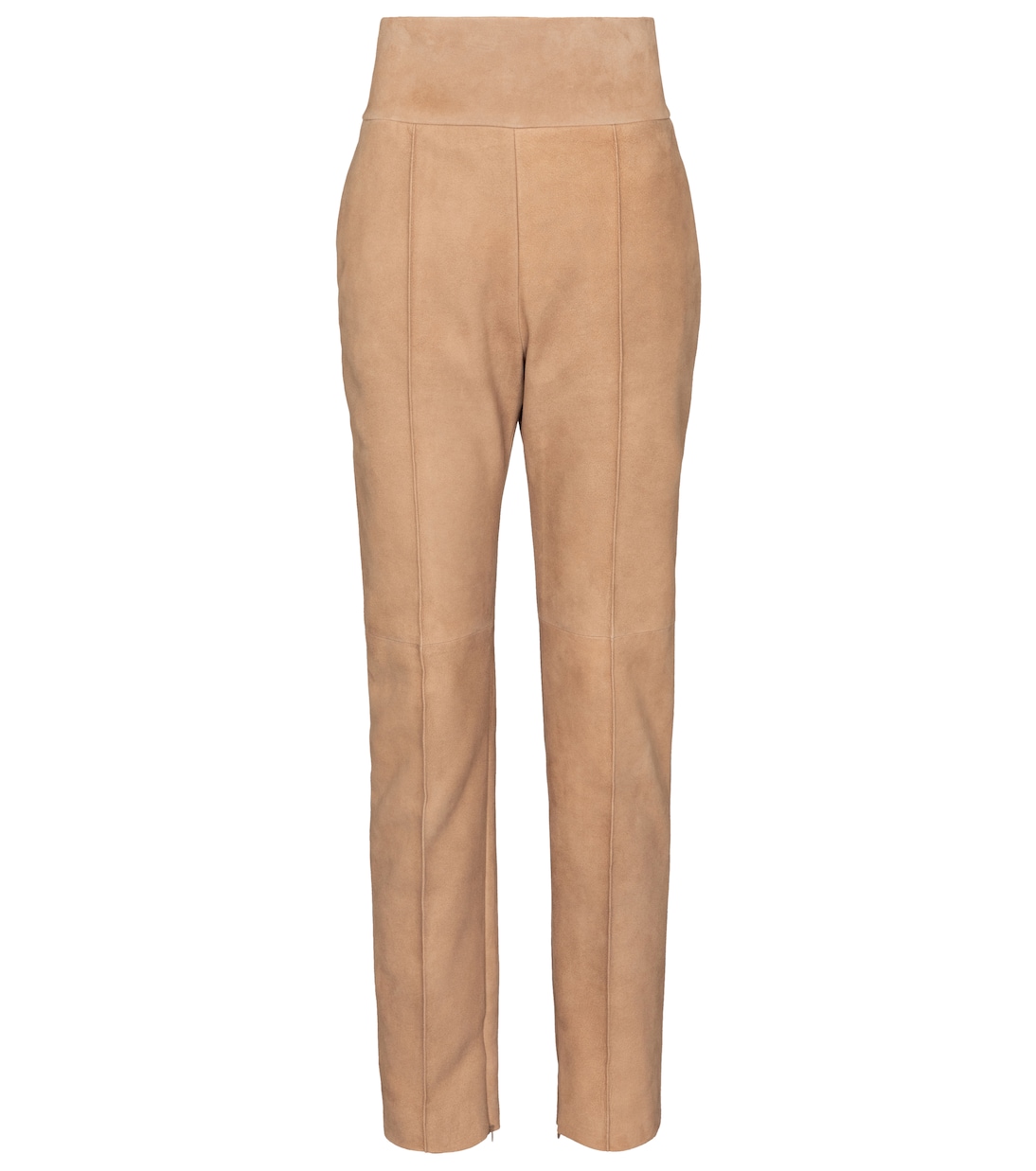 High-rise suede pants | Alexandre Vauthier