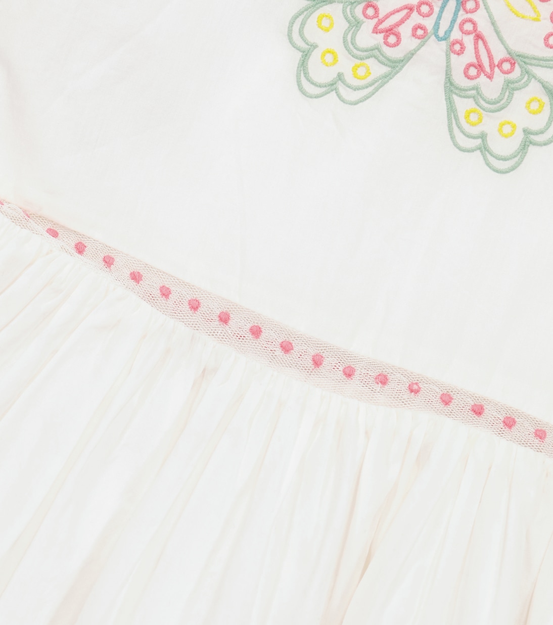 Embroidered cotton dress | Stella McCartney Kids