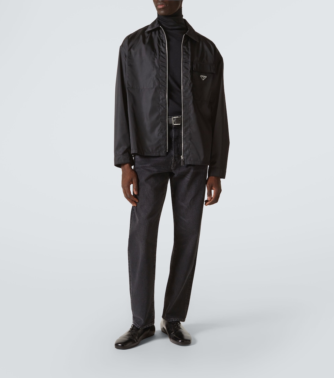 Hemdjacke aus Re-Nylon | Prada