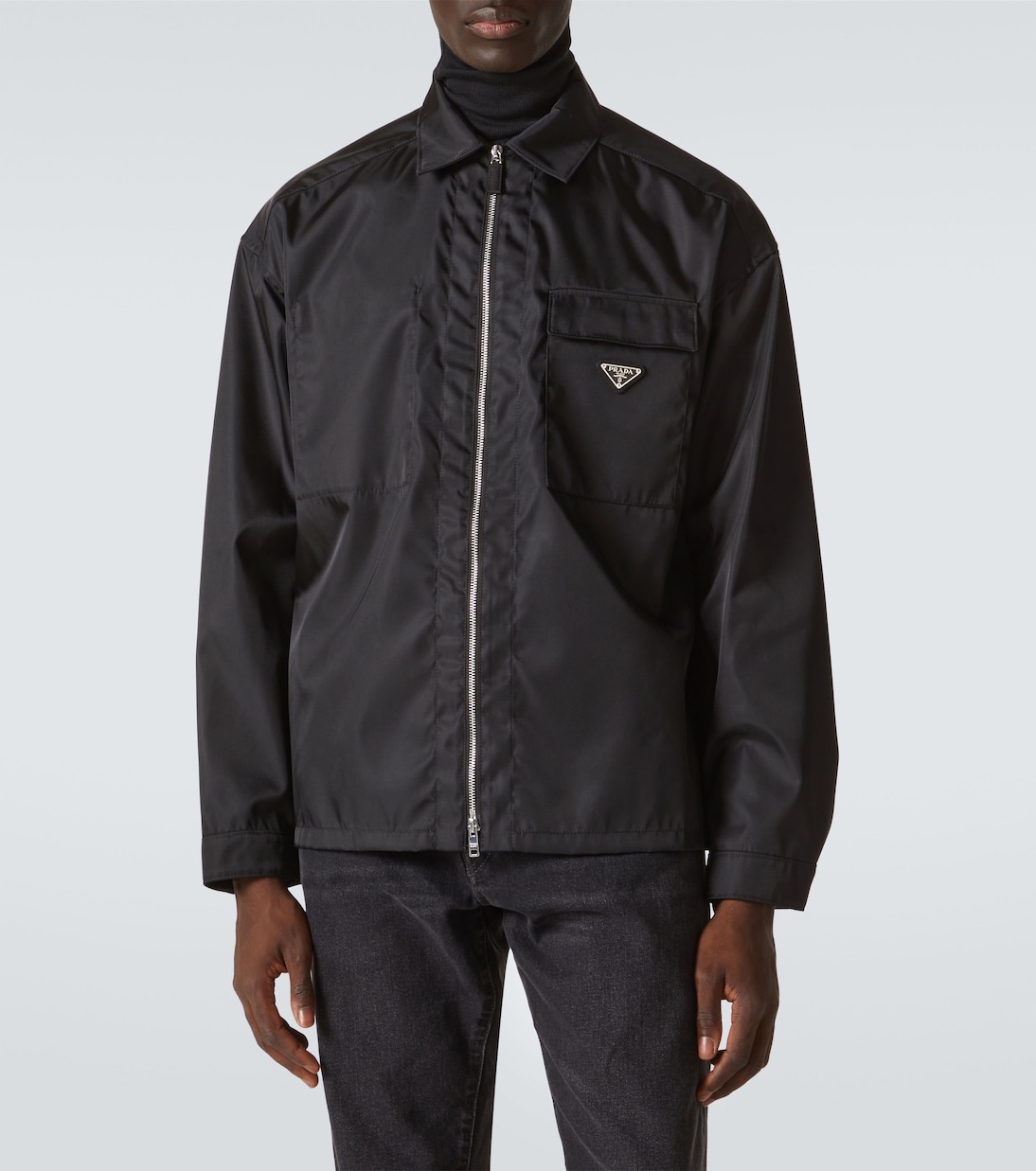 Hemdjacke aus Re-Nylon | Prada