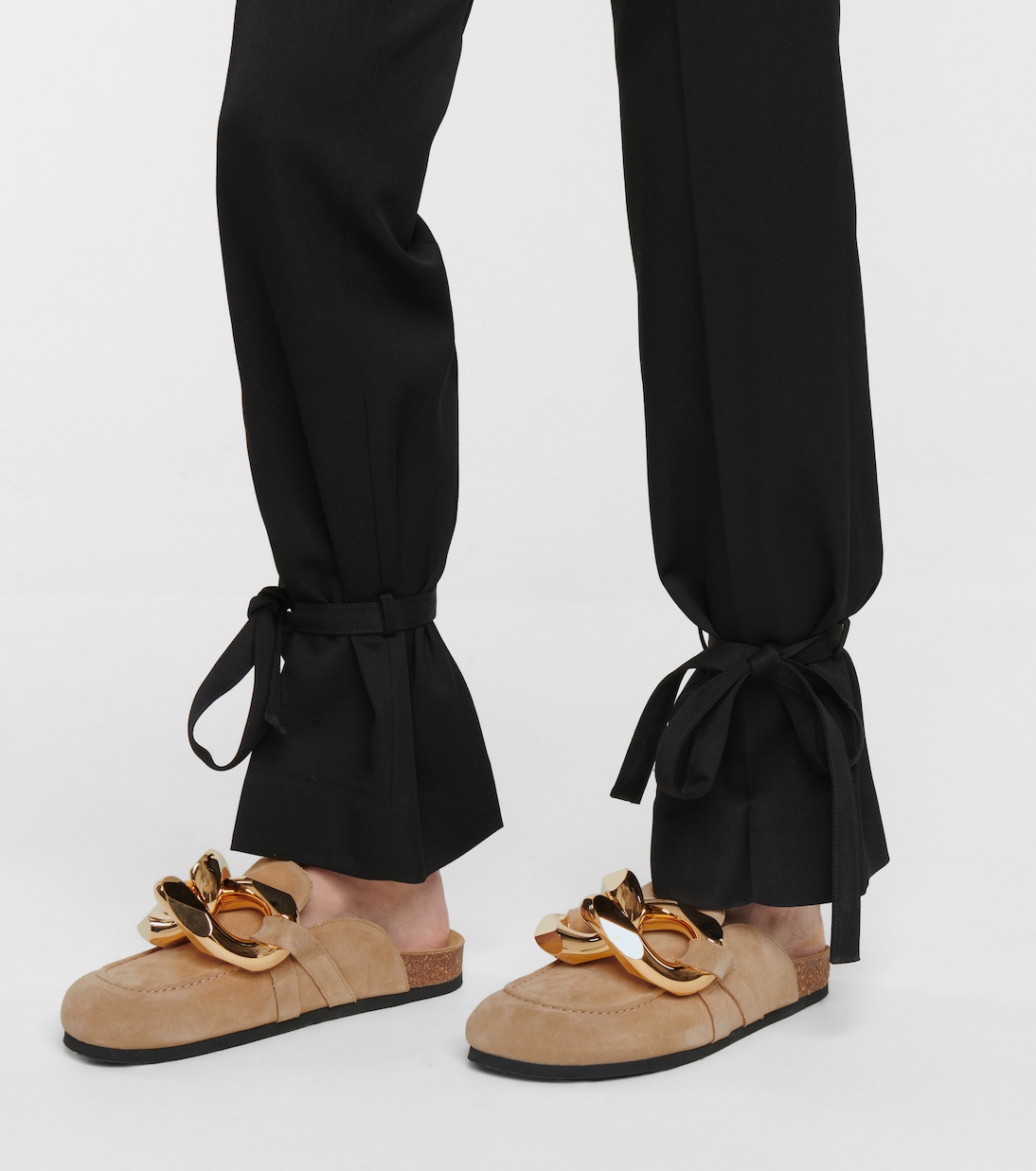 Slippers aus Veloursleder | JW Anderson