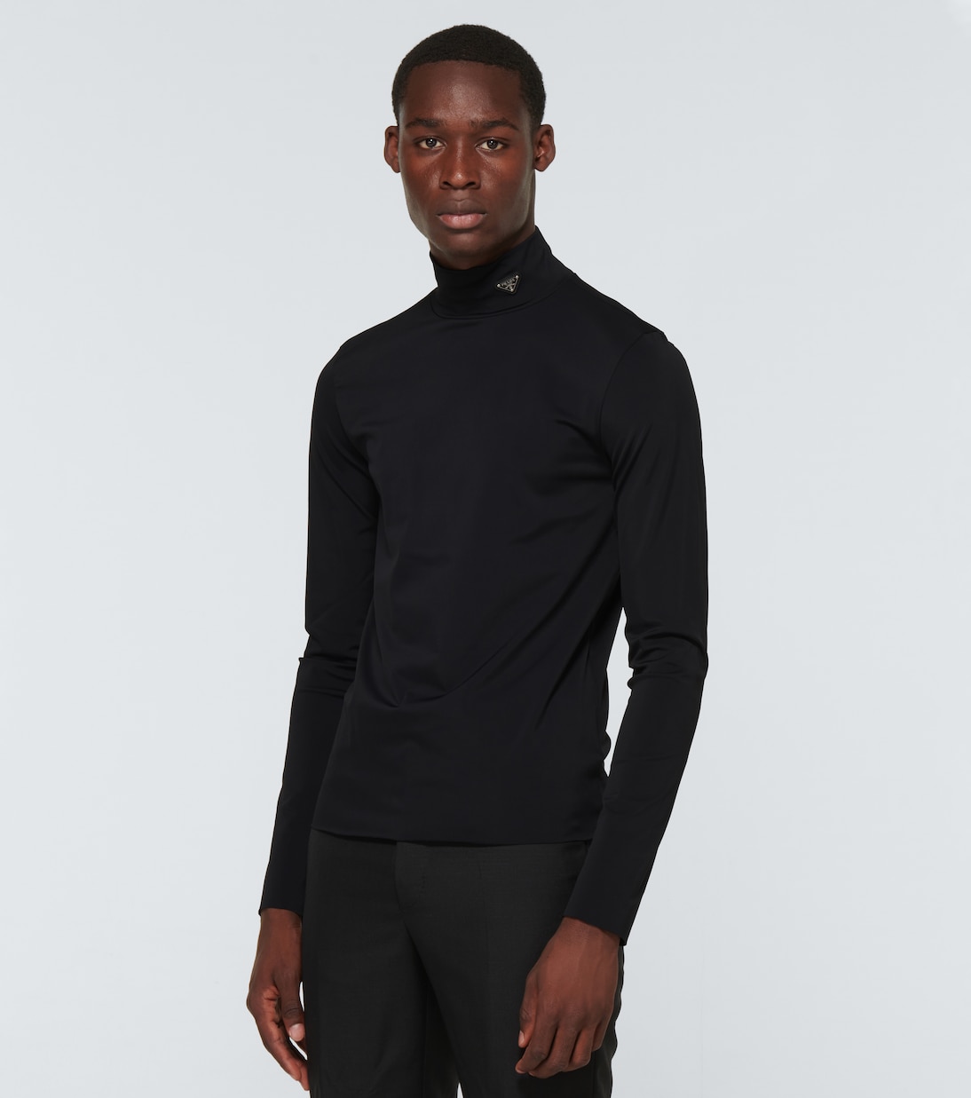 Rollkragenpullover aus Jersey | Prada