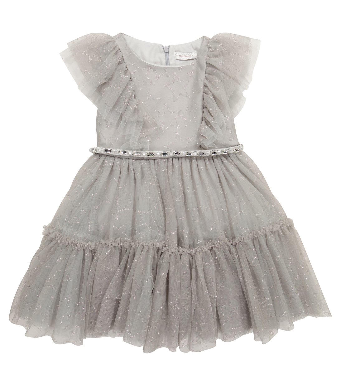 Abito in tulle con cristalli | Monnalisa