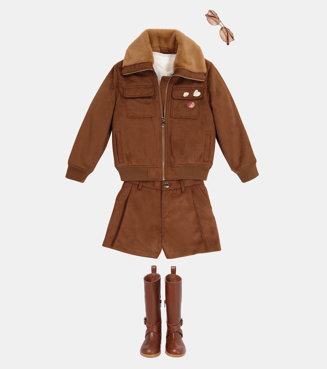Bottes en cuir | Chloé Kids