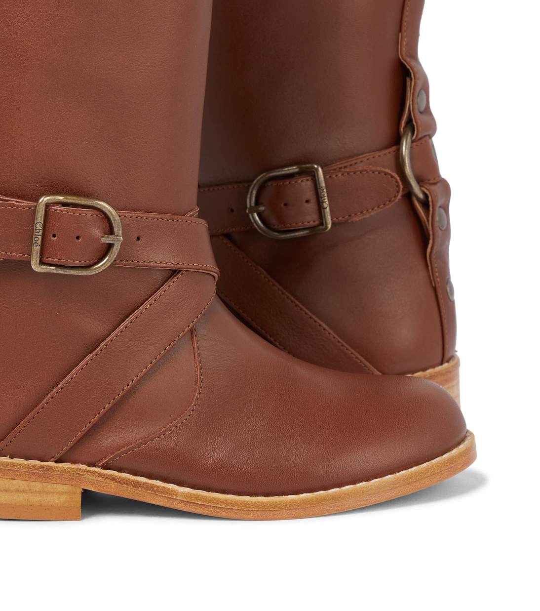 Bottes en cuir | Chloé Kids