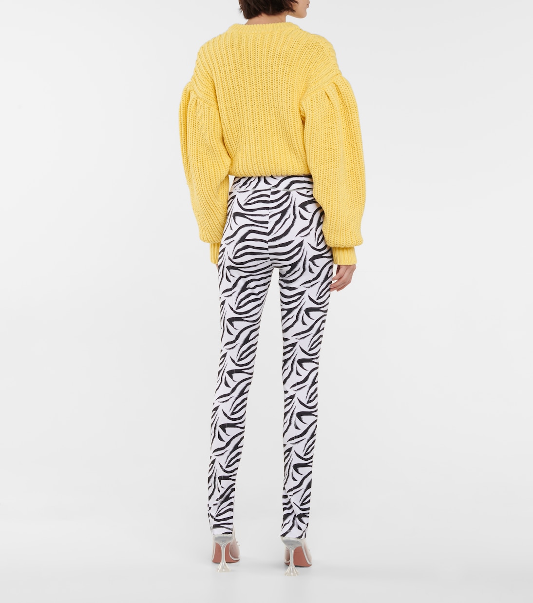 Elodie zebra print high-rise leggings | Rotate