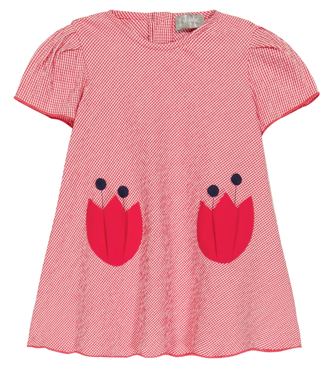 Baby gingham cotton-blend dress | Il Gufo