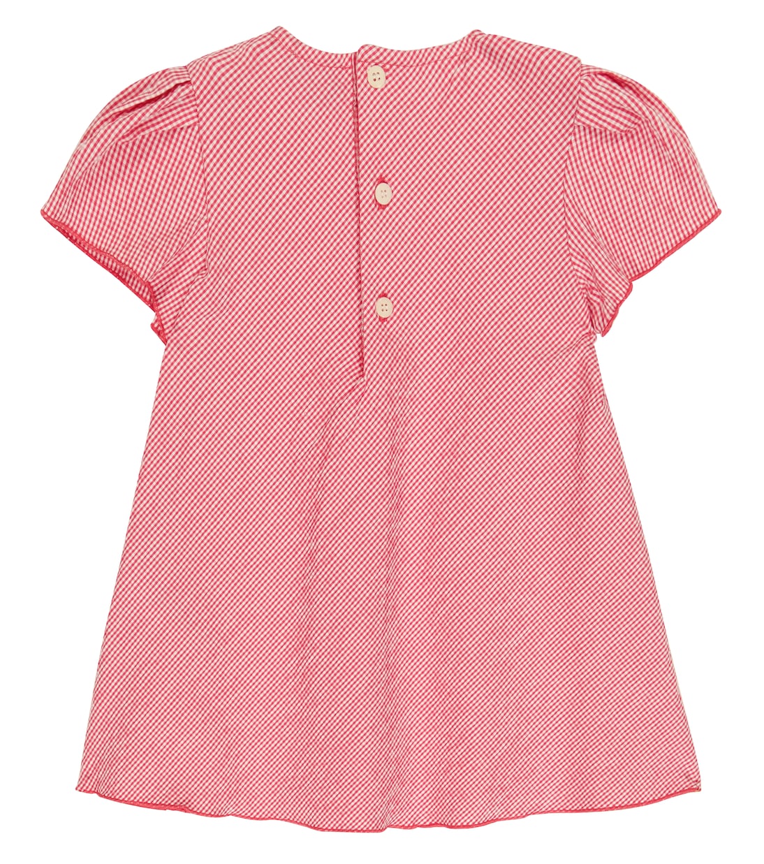 Baby gingham cotton-blend dress | Il Gufo