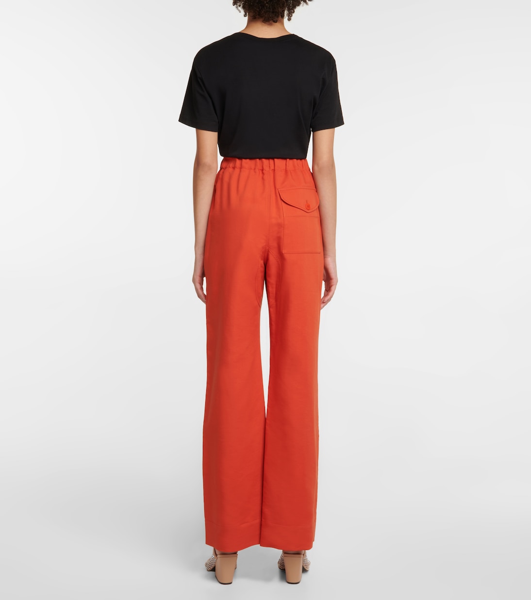 Pantalones cargo de sarga de algodón | Stella McCartney
