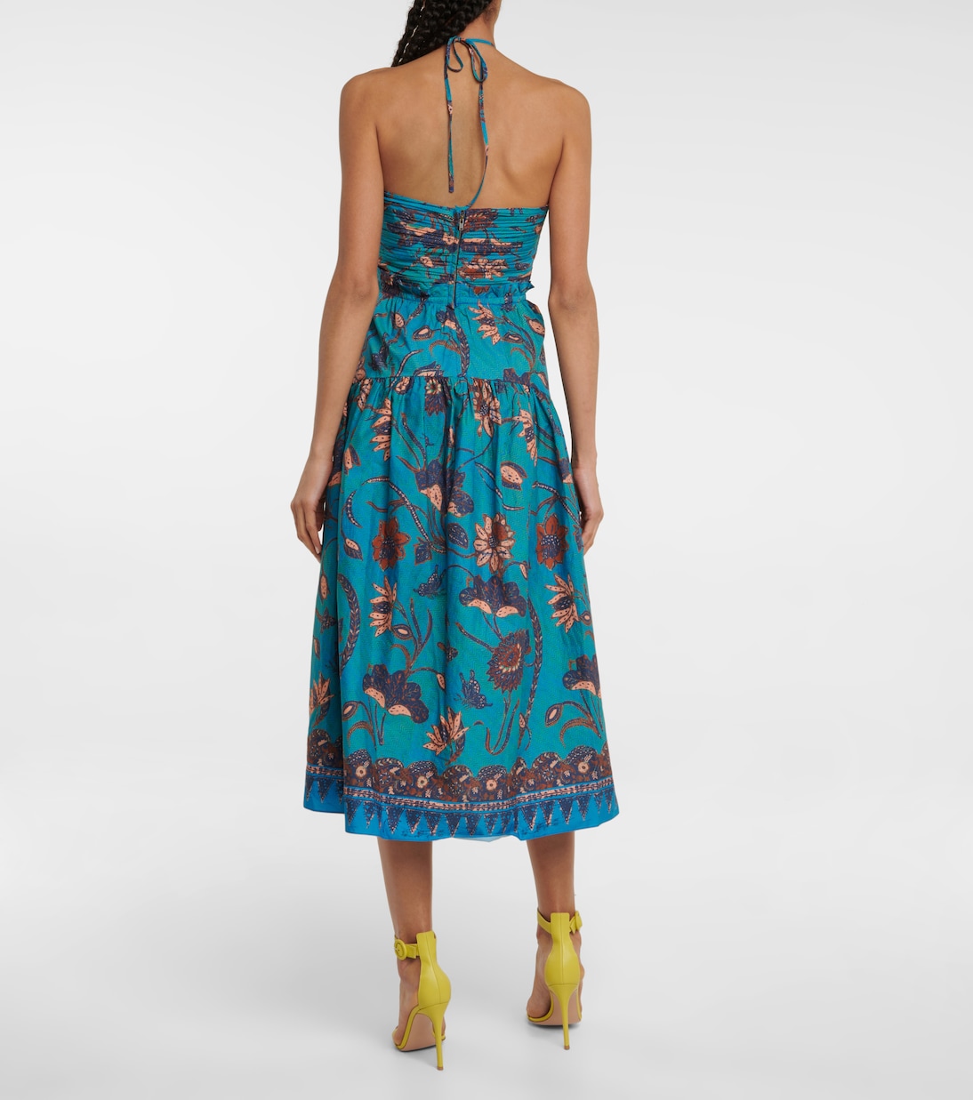Vestido midi Ella floral | Ulla Johnson