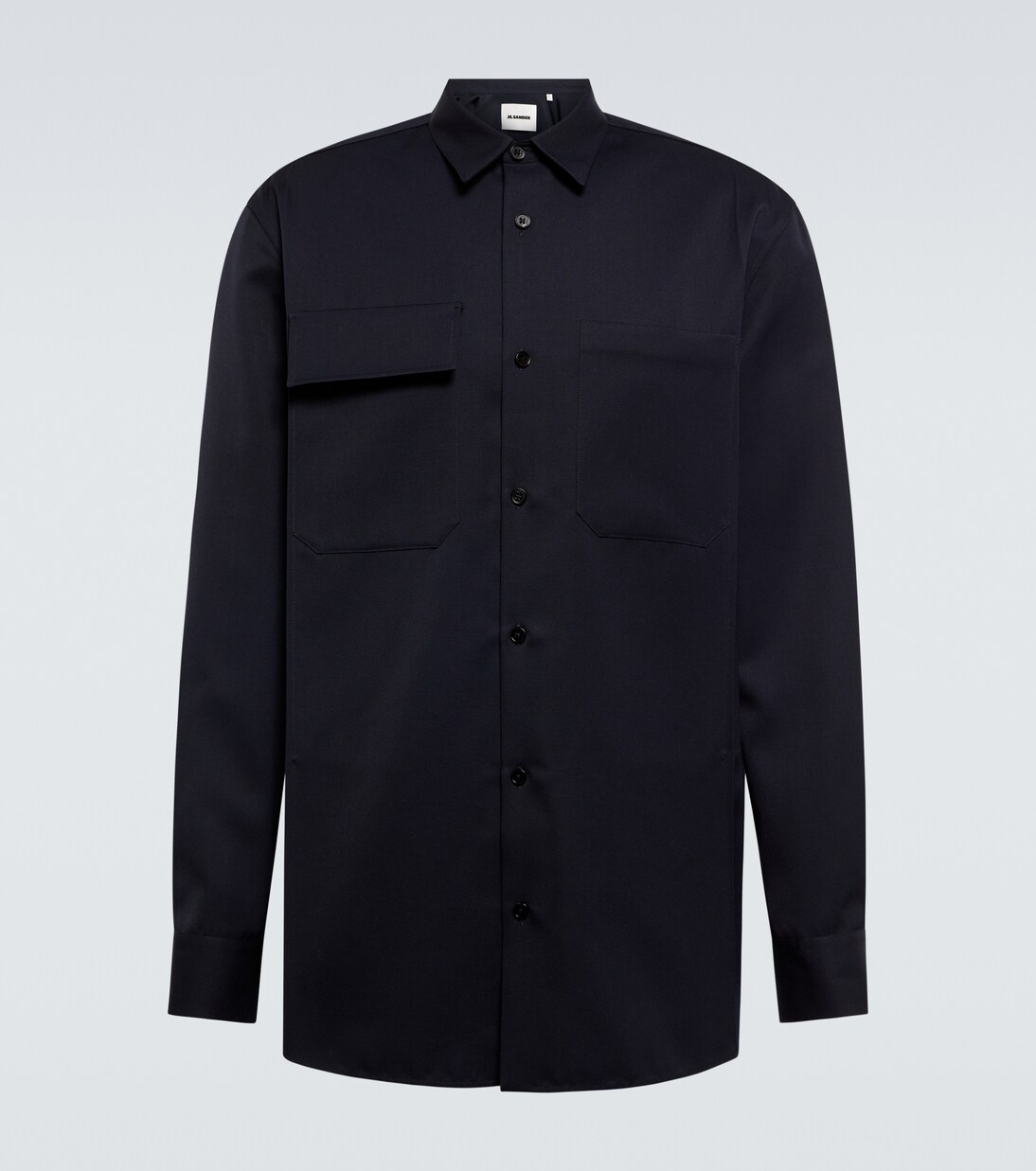Camisa en gabardina de lana | Jil Sander