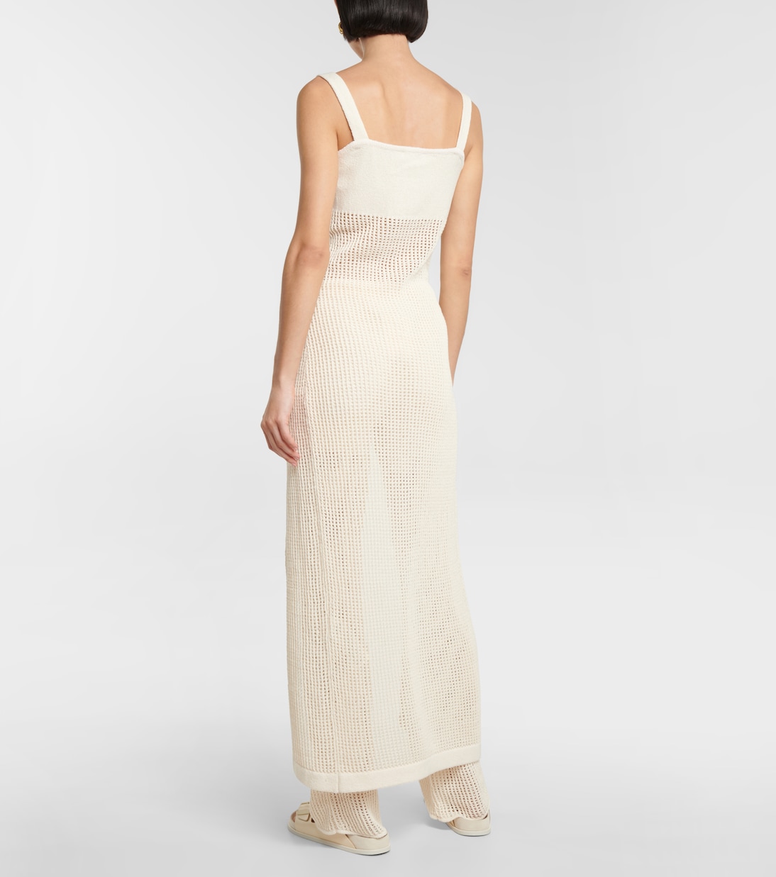 Robe de plage Elianne en crochet | Nanushka